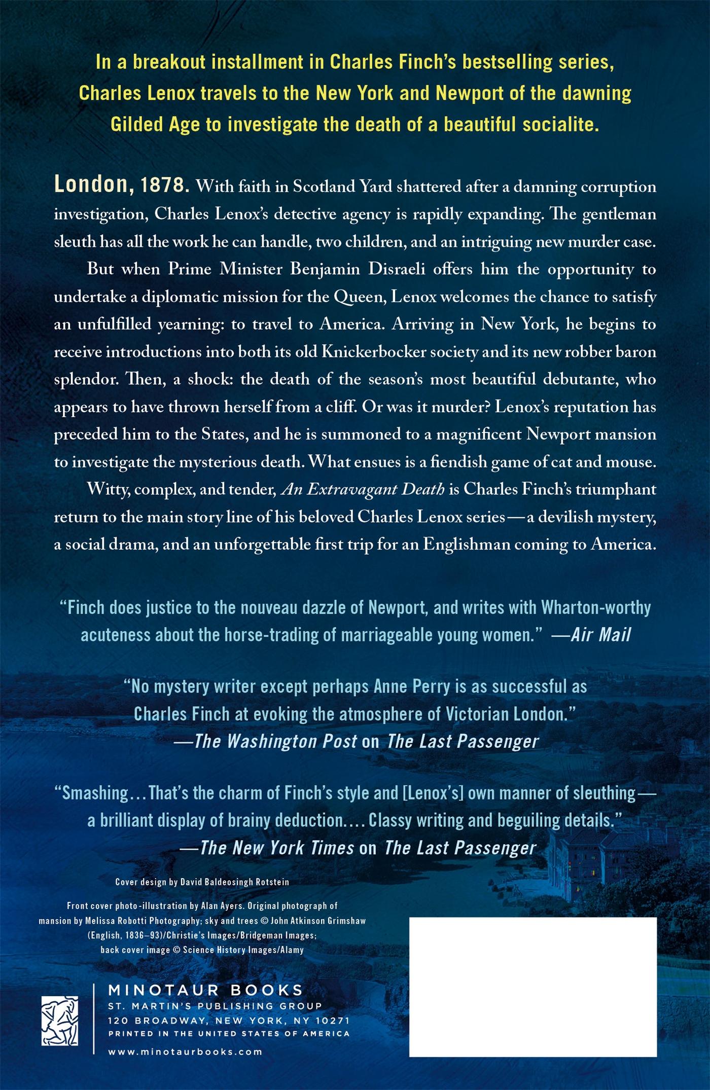 Rückseitencover An Extravagant Death