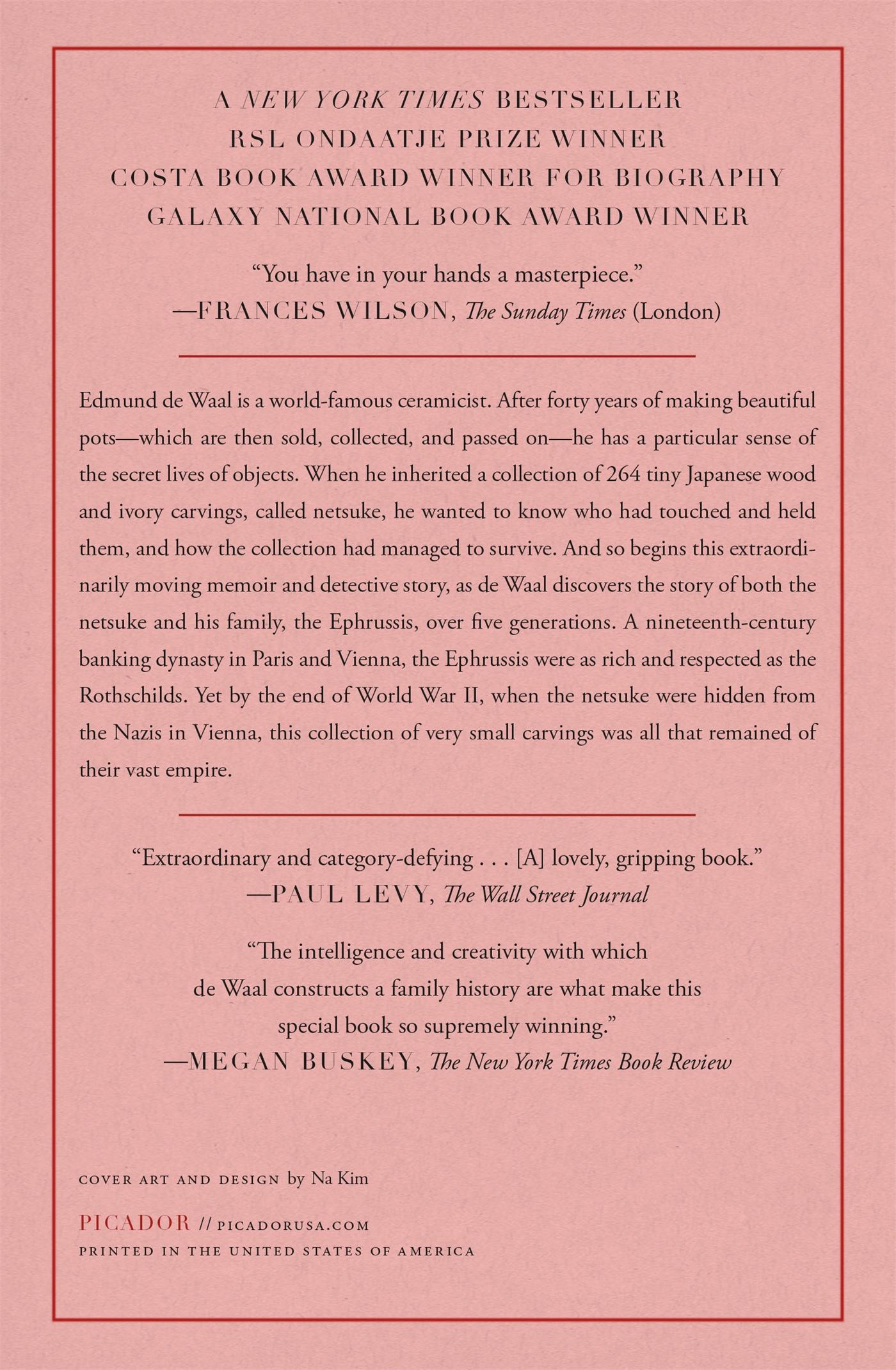 Rückseitencover The Hare with Amber Eyes