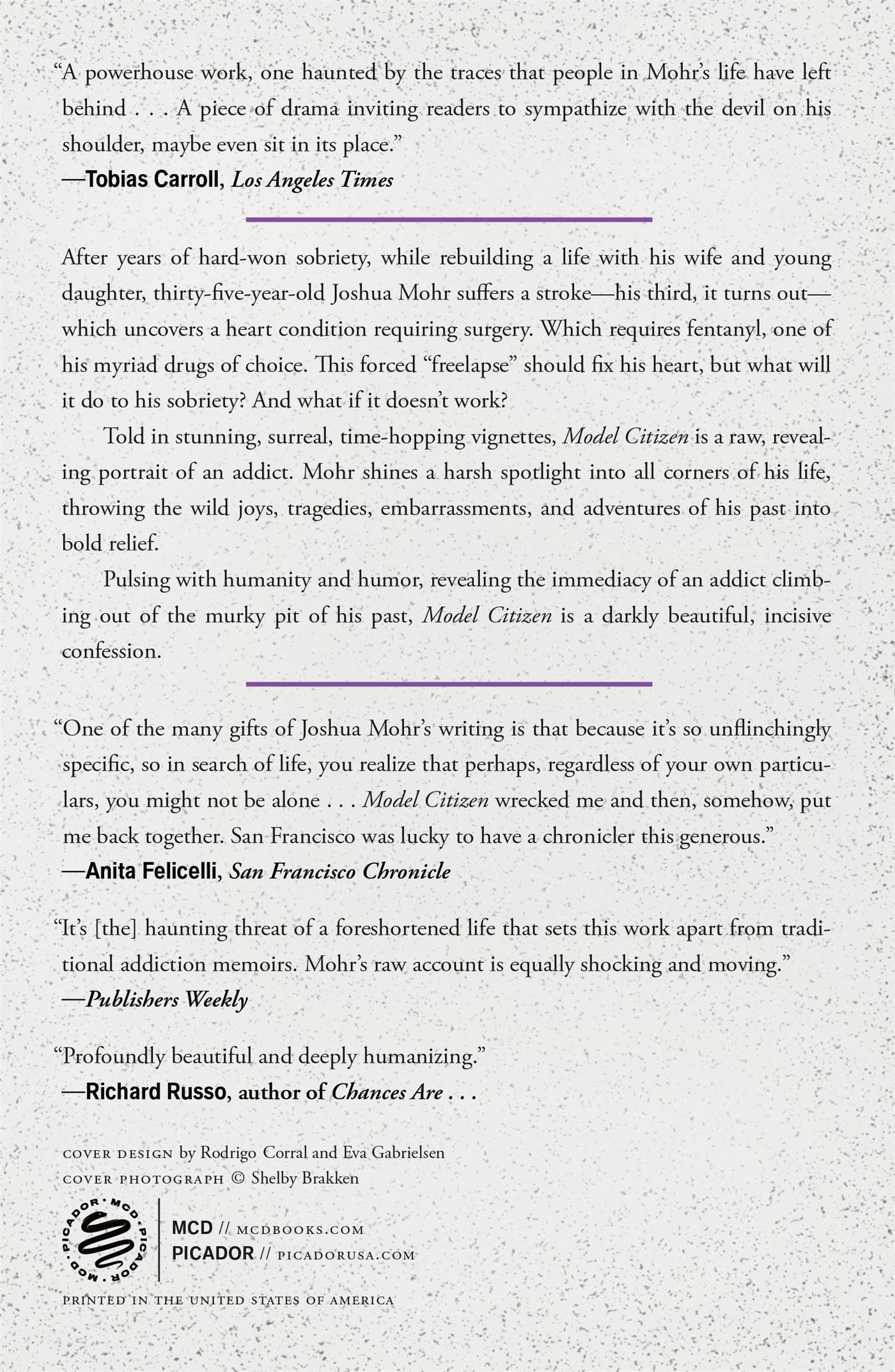 Rückseitencover Model Citizen