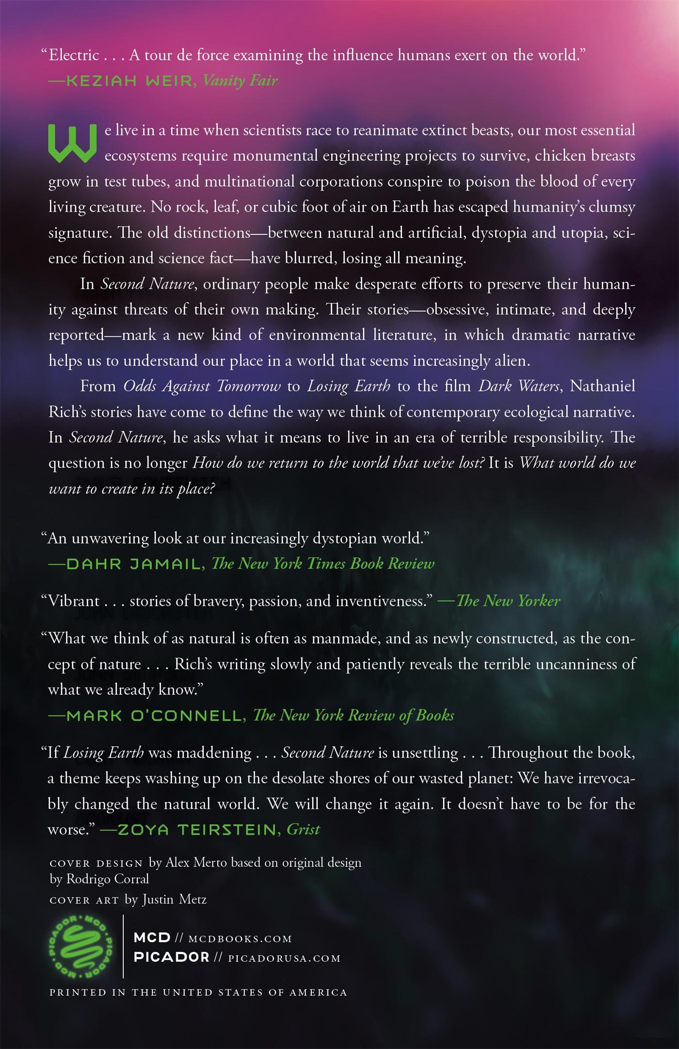 Rückseitencover Second Nature