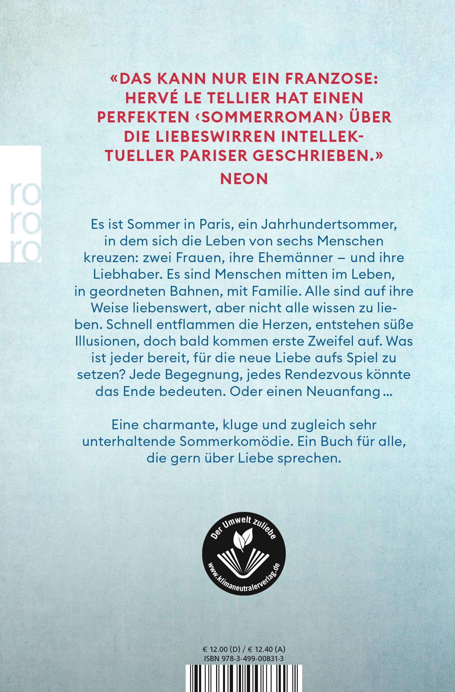 Rückseitencover Kein Wort mehr über Liebe