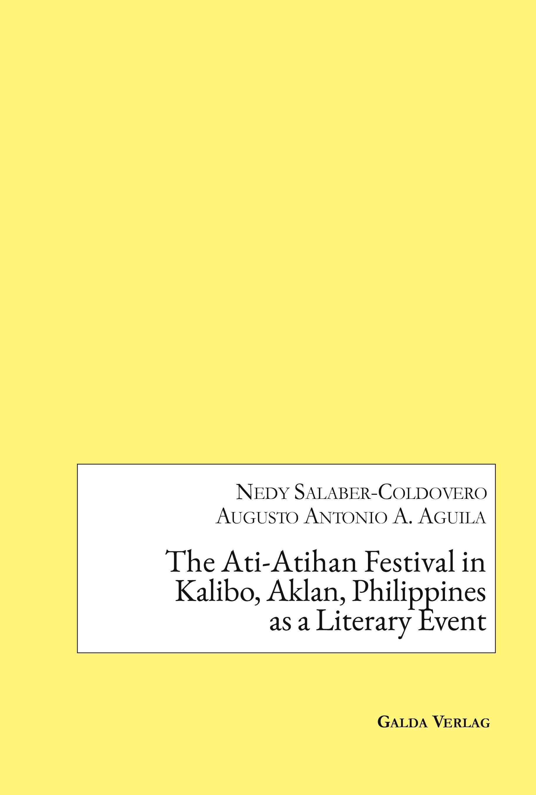 Vorderes Coverbild The Ati-Atihan Festival in Kalibo, Aklan, Philippines as a Literary Event