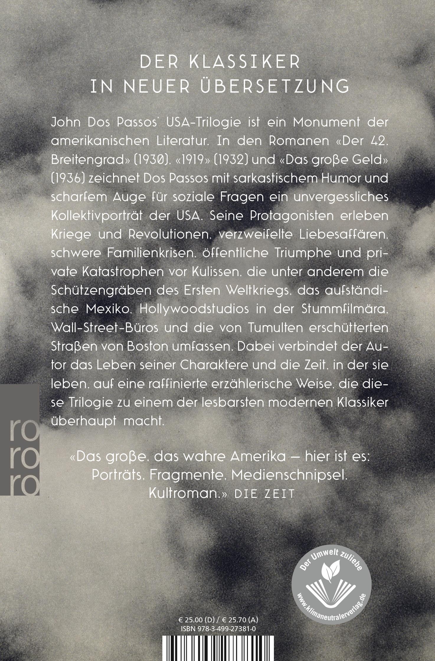 Rückseitencover USA-Trilogie