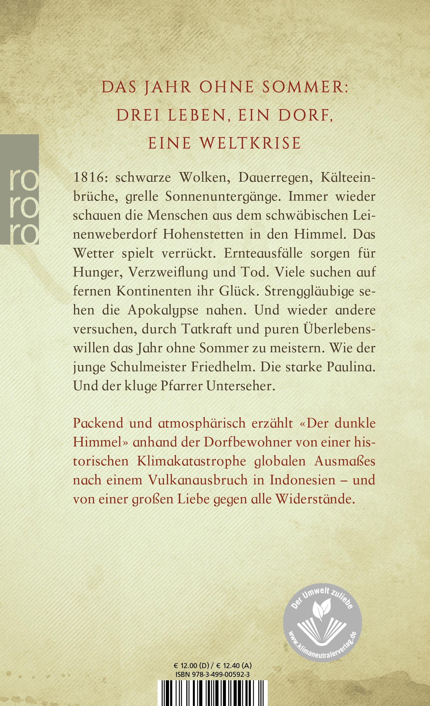 Rückseitencover Der dunkle Himmel