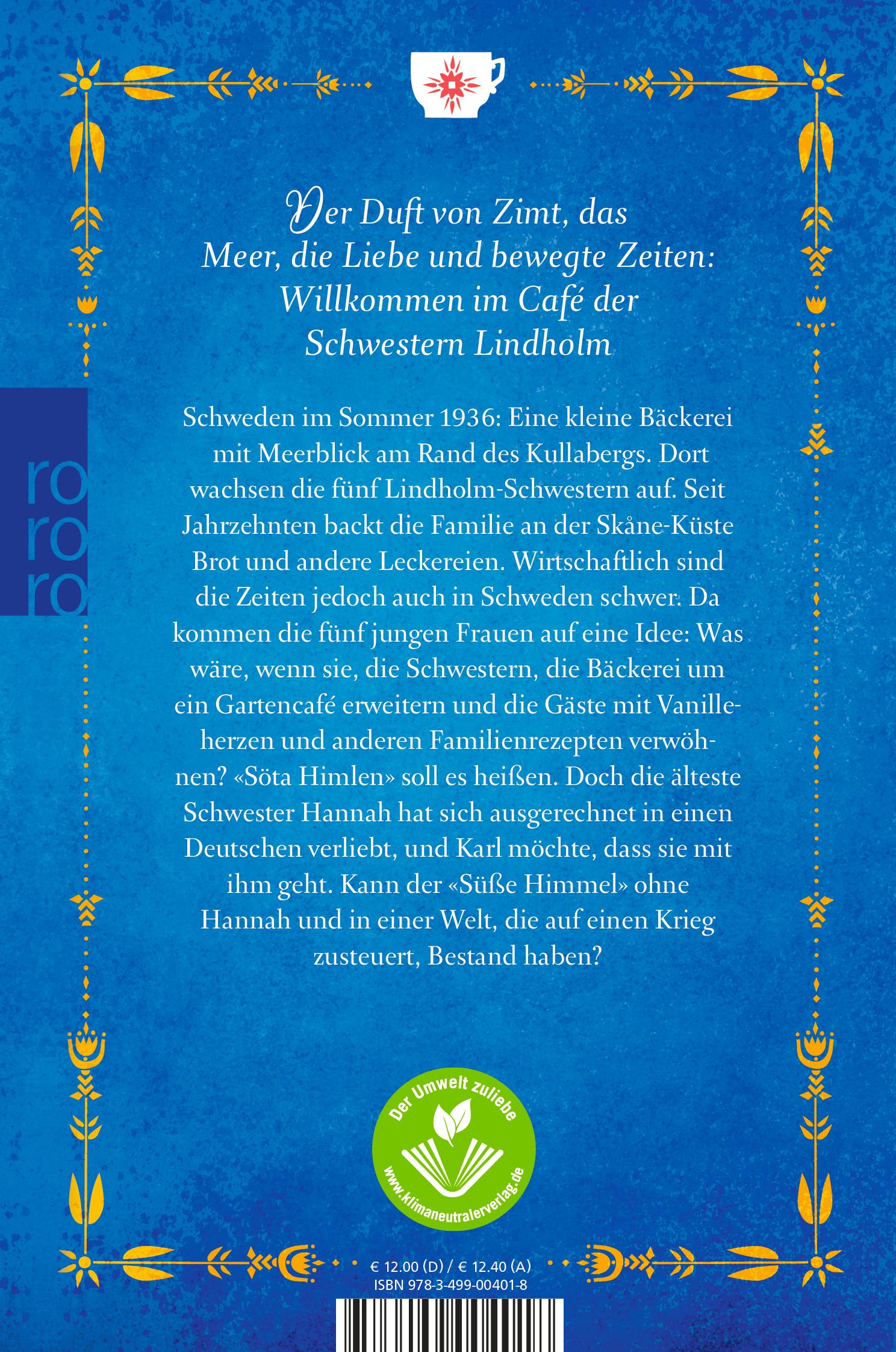 Rückseitencover Der süße Himmel der Schwestern Lindholm