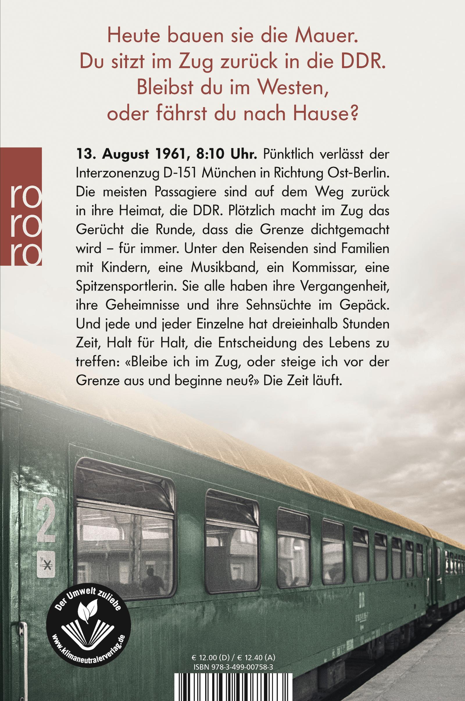 Rückseitencover Dreieinhalb Stunden