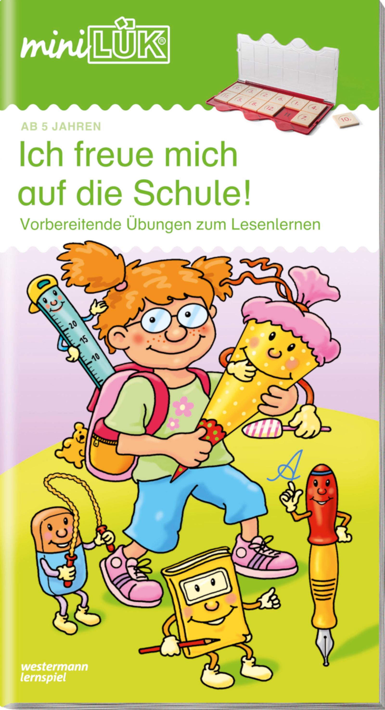 Vorderes Coverbild miniLÜK Ich freue mich auf die Schule 1