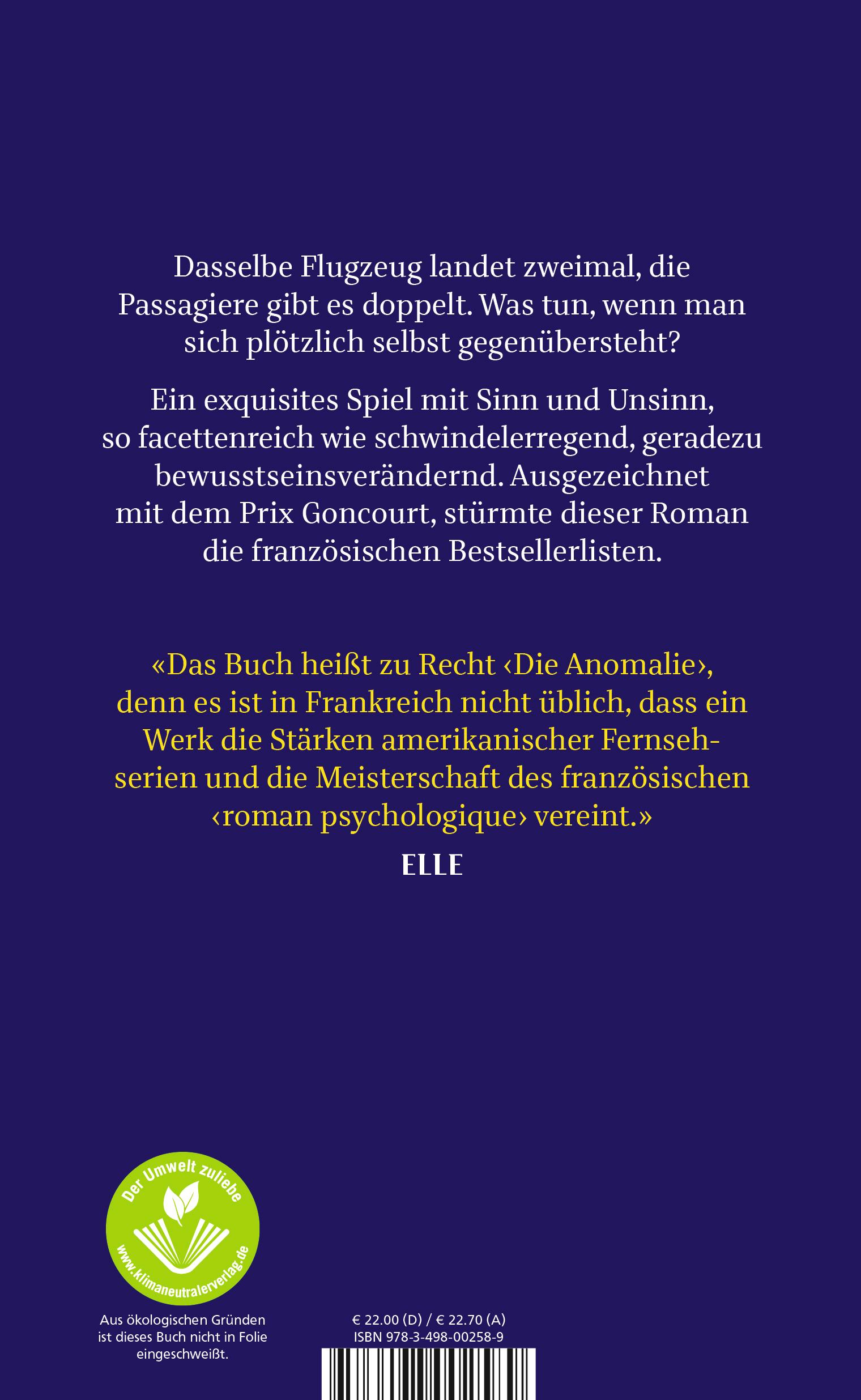 Rückseitencover Die Anomalie