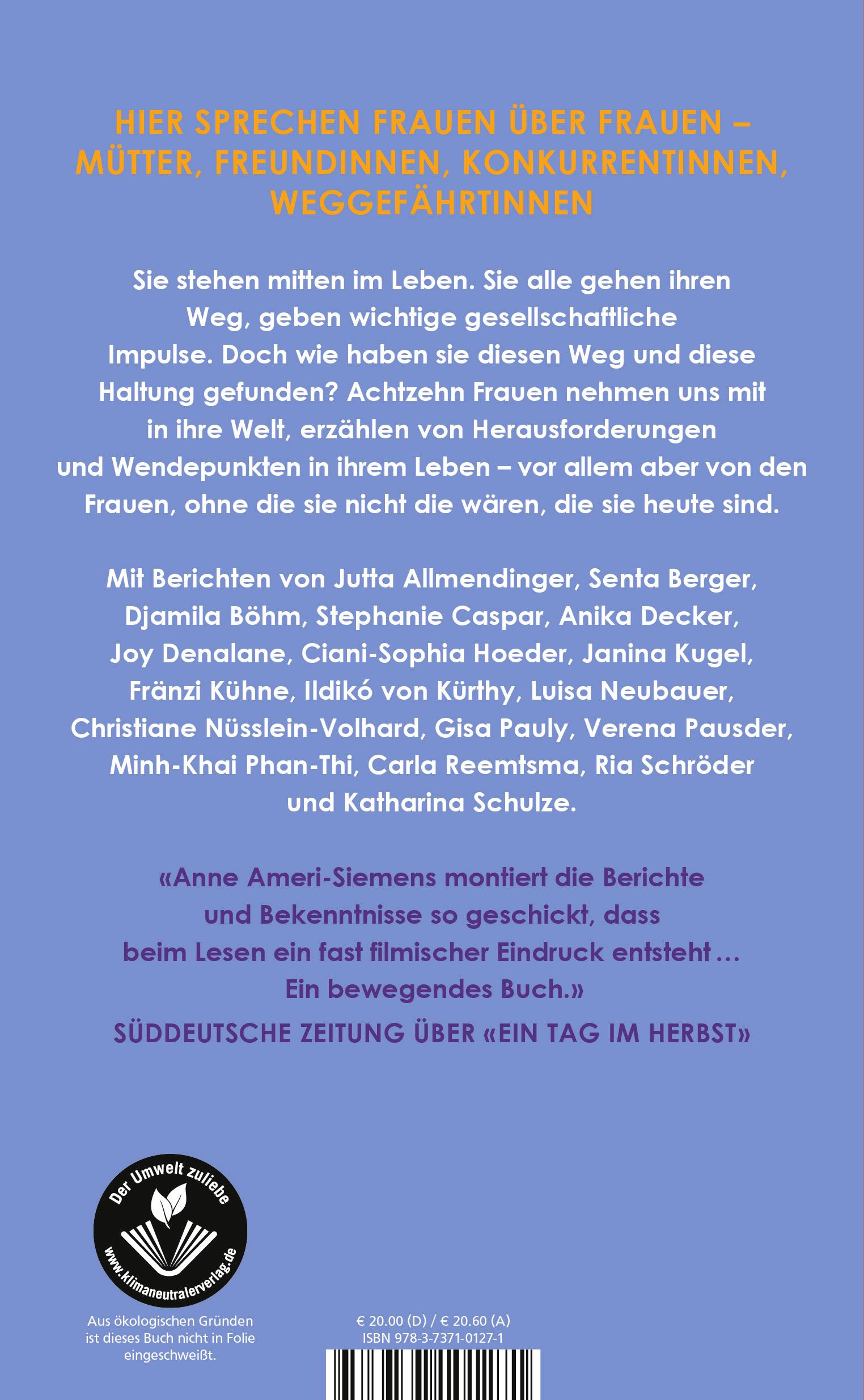 Rückseitencover Die Frauen meines Lebens