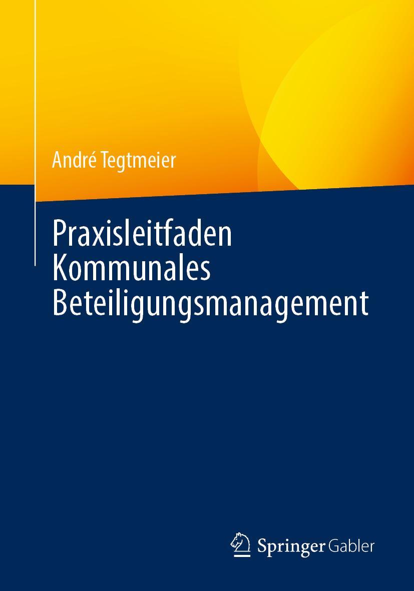 Vorderes Coverbild Praxisleitfaden Kommunales Beteiligungsmanagement