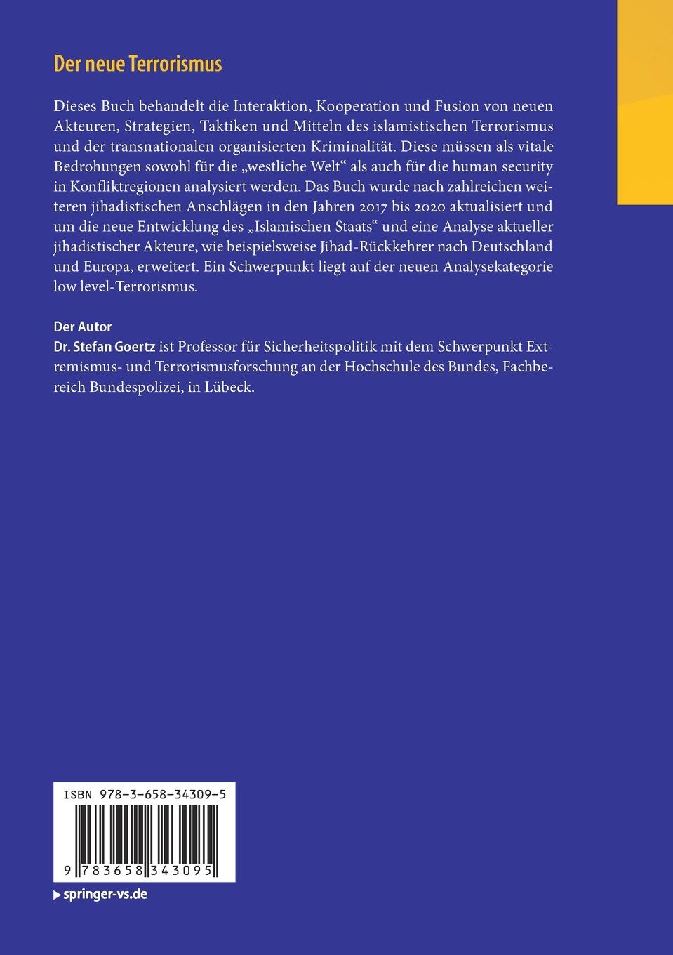 Rückseitencover Der neue Terrorismus