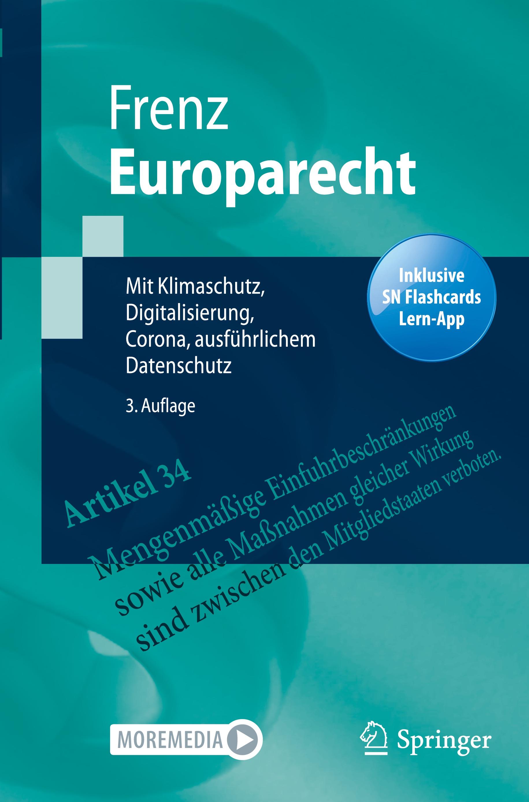 Vorderes Coverbild Europarecht