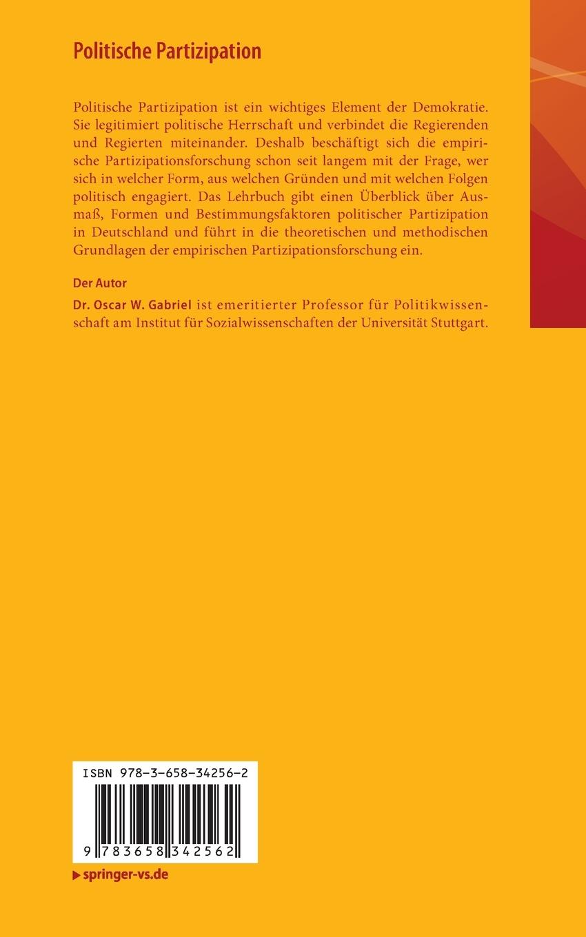 Rückseitencover Politische Partizipation