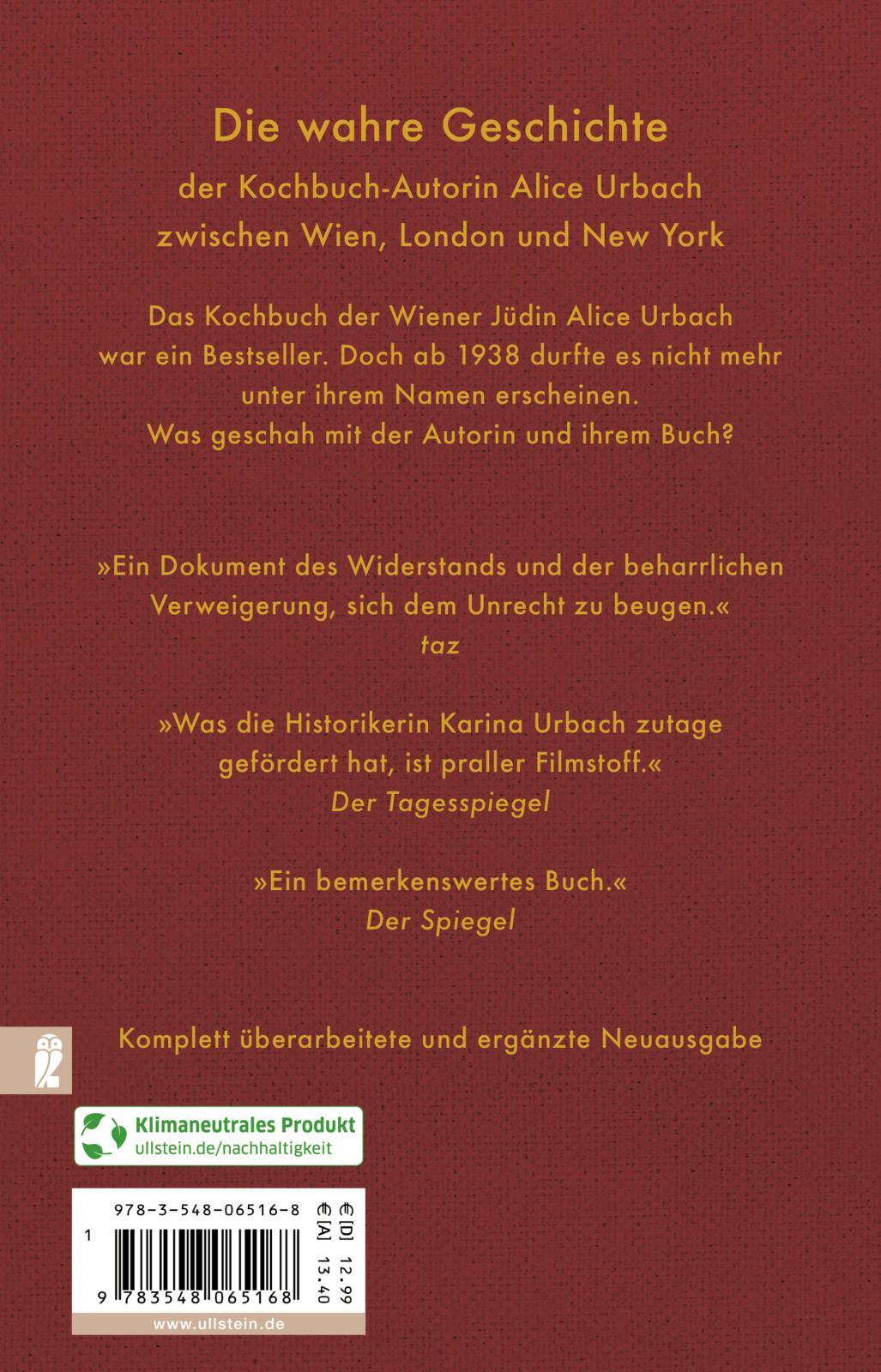 Rückseitencover Das Buch Alice