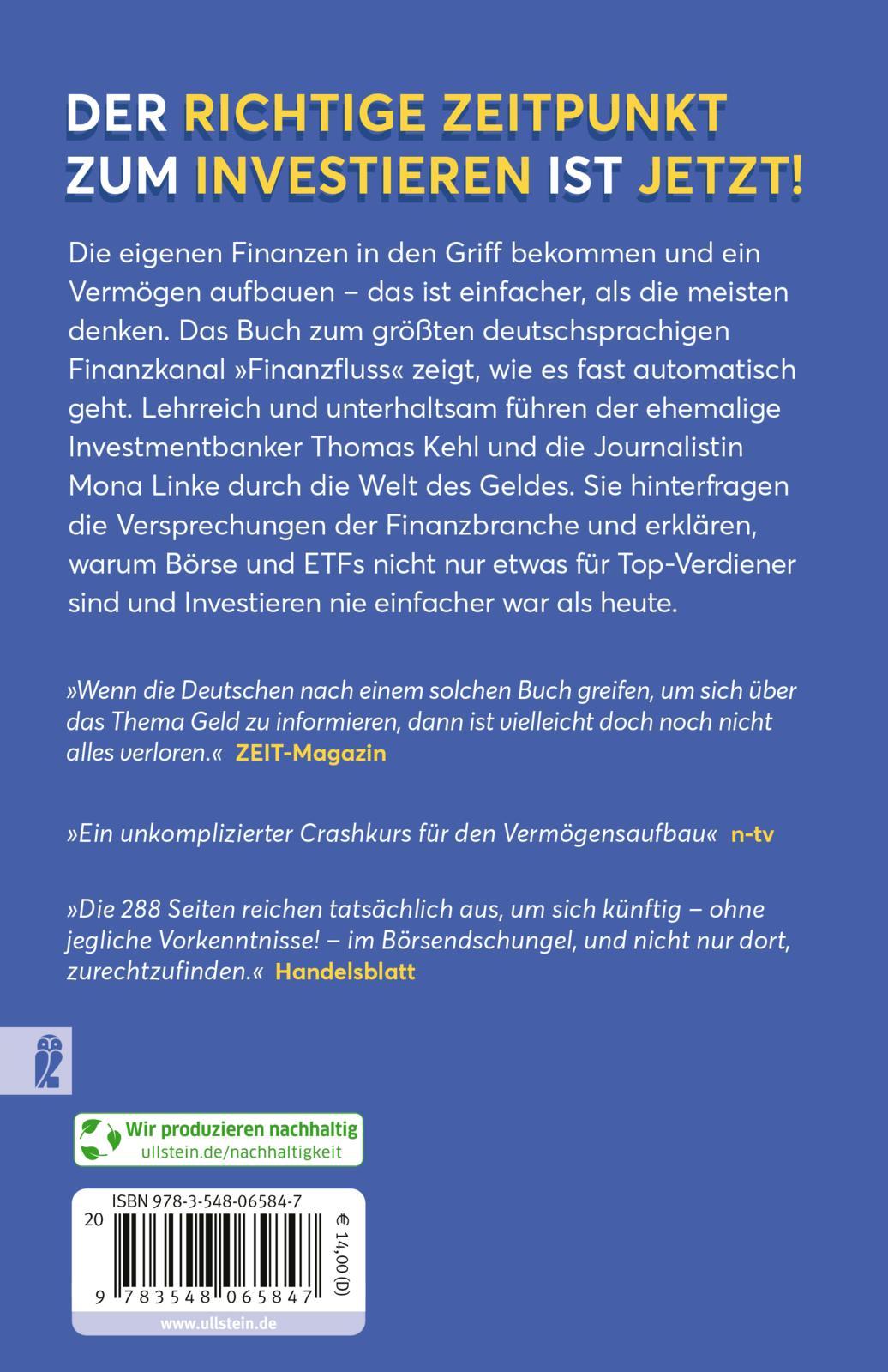 Rückseitencover Das einzige Buch, das Du über Finanzen lesen solltest