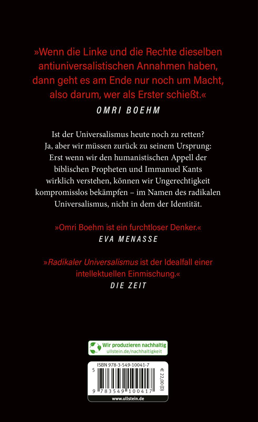 Rückseitencover Radikaler Universalismus