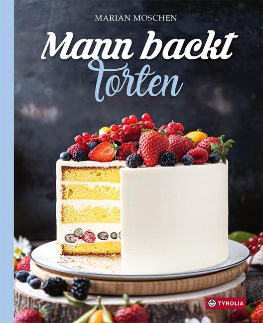 Vorderes Coverbild Mann backt Torten