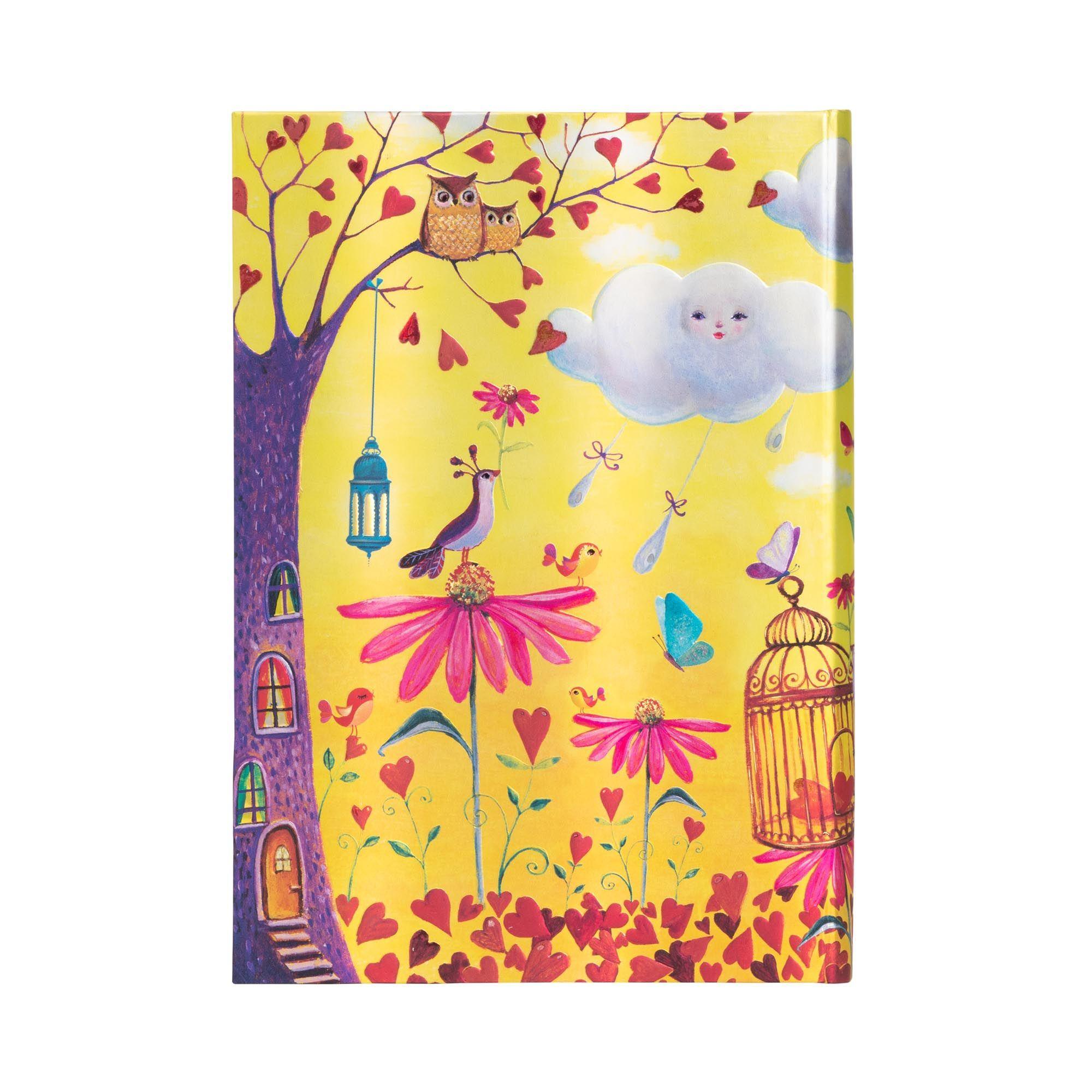 Beispielinhalt (Bild) Hardcover Notizbuch Herbstlaub Midi Liniert