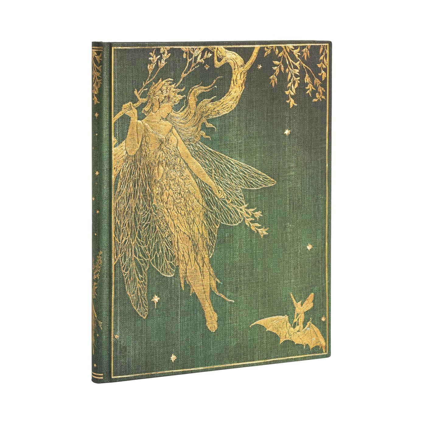 Vorderes Coverbild Hardcover Notizbuch Olive Fairy Ultra Unliniert