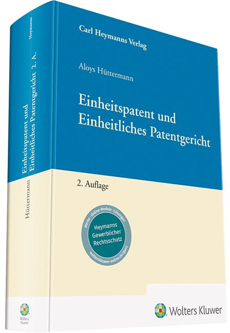 Vorderes Coverbild Einheitspatent und Einheitliches Patentgericht
