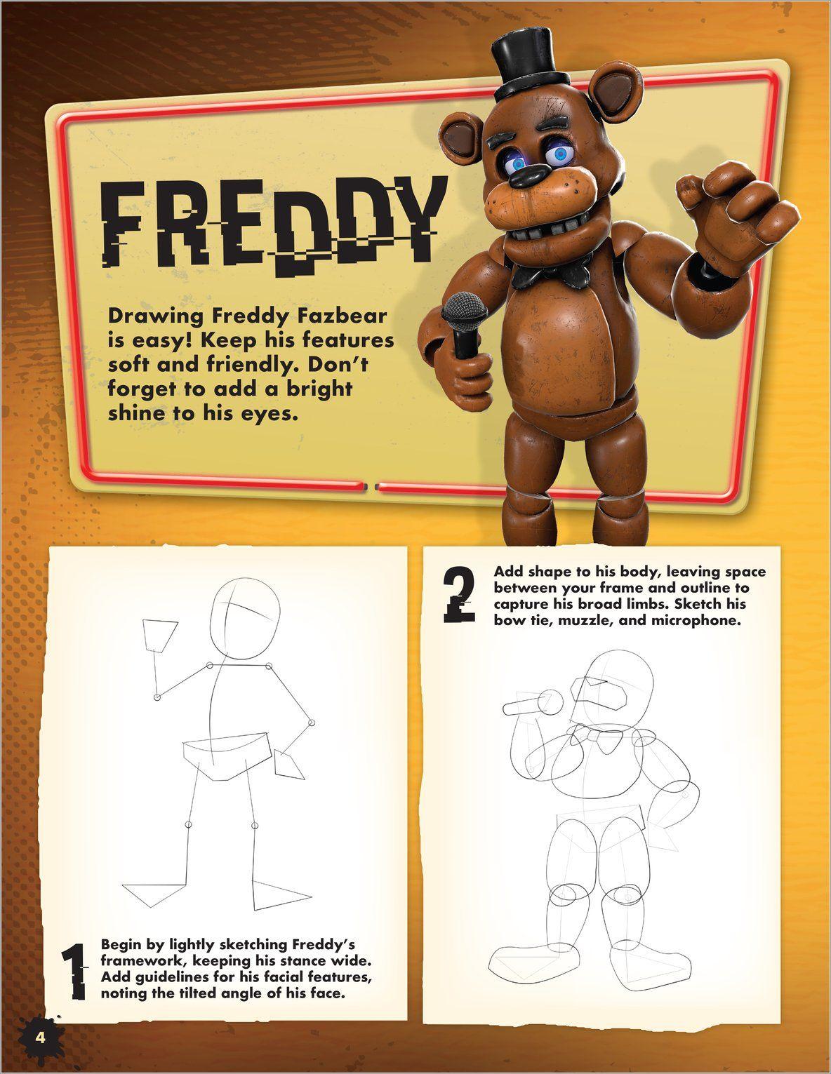 Beispielinhalt (Bild) How to Draw Five Nights at Freddy's: An Afk Book