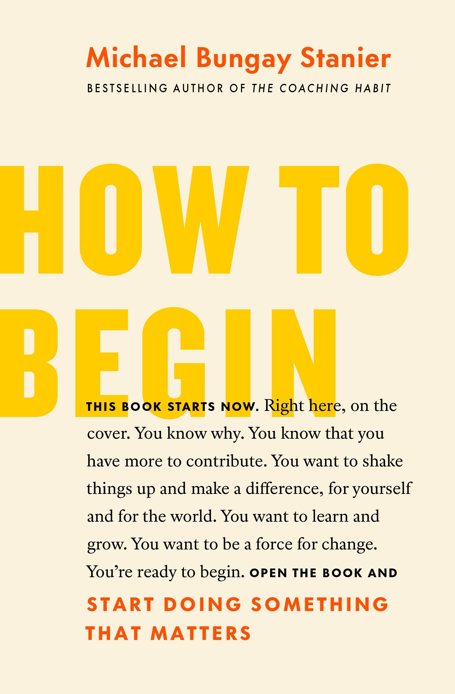 Vorderes Coverbild How to Begin
