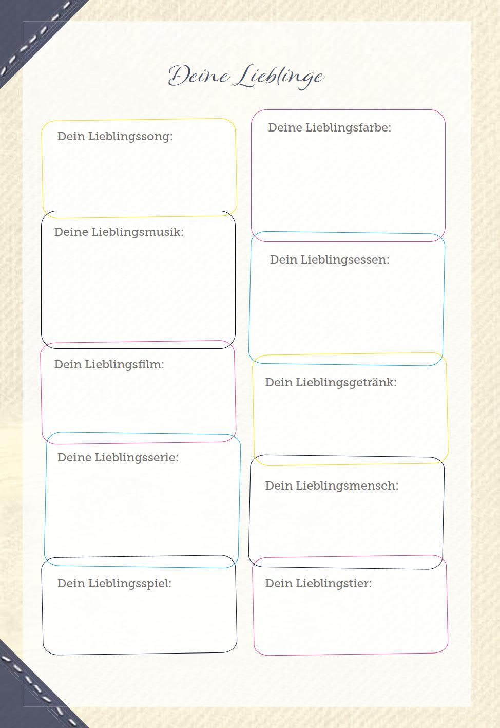 Beispielinhalt (Bild) Von null auf 18! Deine Kindheit und Jugend