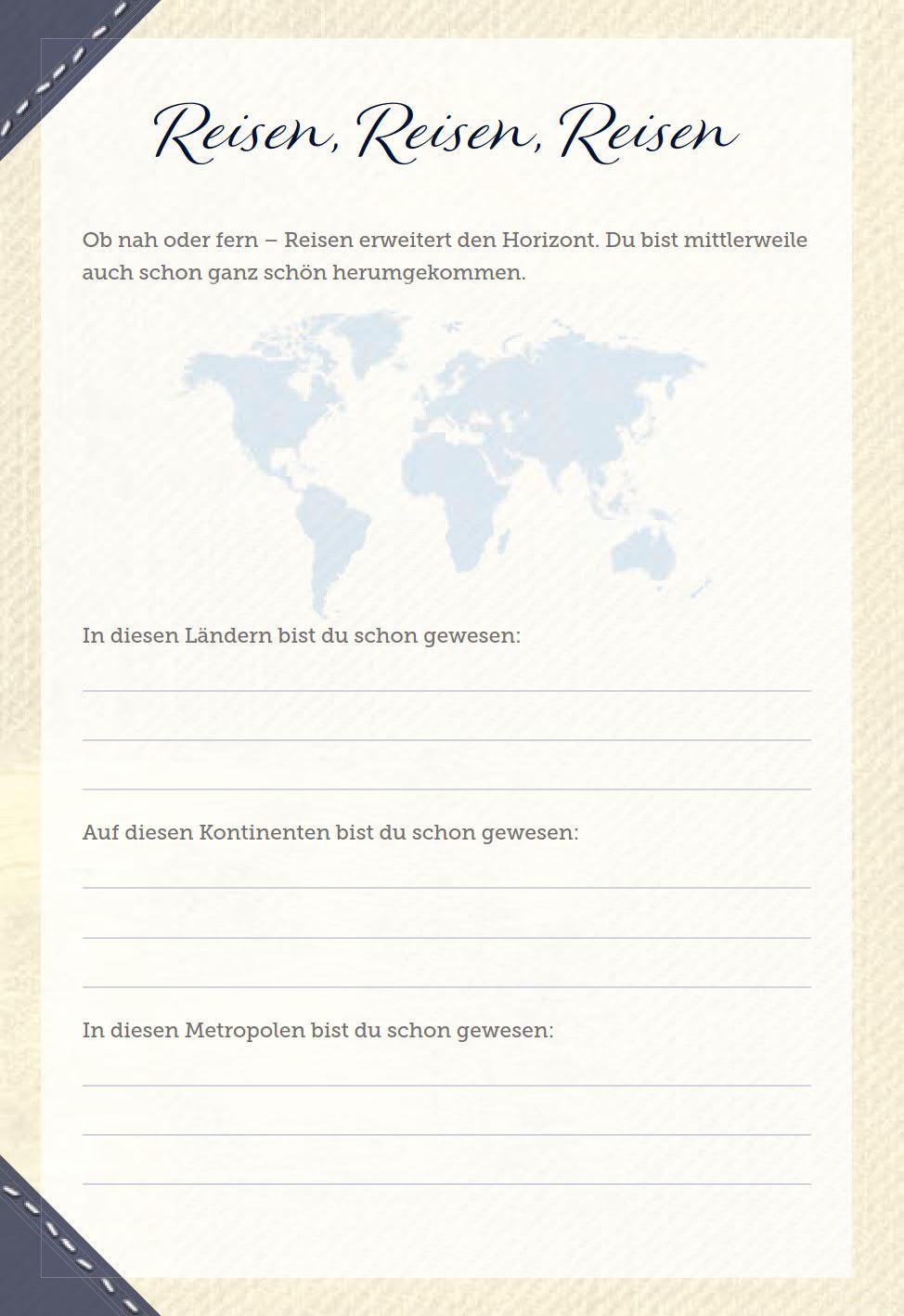 Beispielinhalt (Bild) Von null auf 18! Deine Kindheit und Jugend