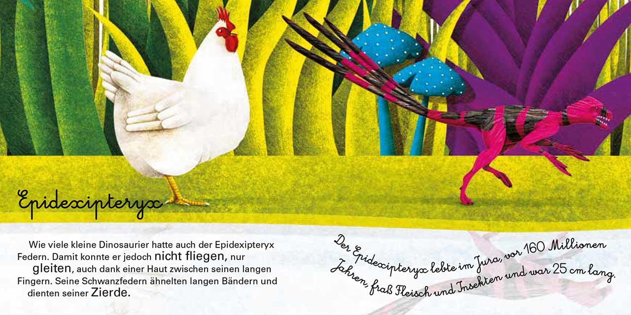 Beispielinhalt (Bild) Das große Buch der Dinosaurier. Das kleine Buch der Baby-Dinos