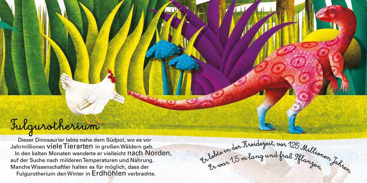 Beispielinhalt (Bild) Das große Buch der Dinosaurier. Das kleine Buch der Baby-Dinos