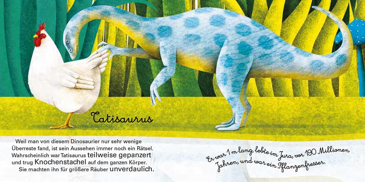 Beispielinhalt (Bild) Das große Buch der Dinosaurier. Das kleine Buch der Baby-Dinos