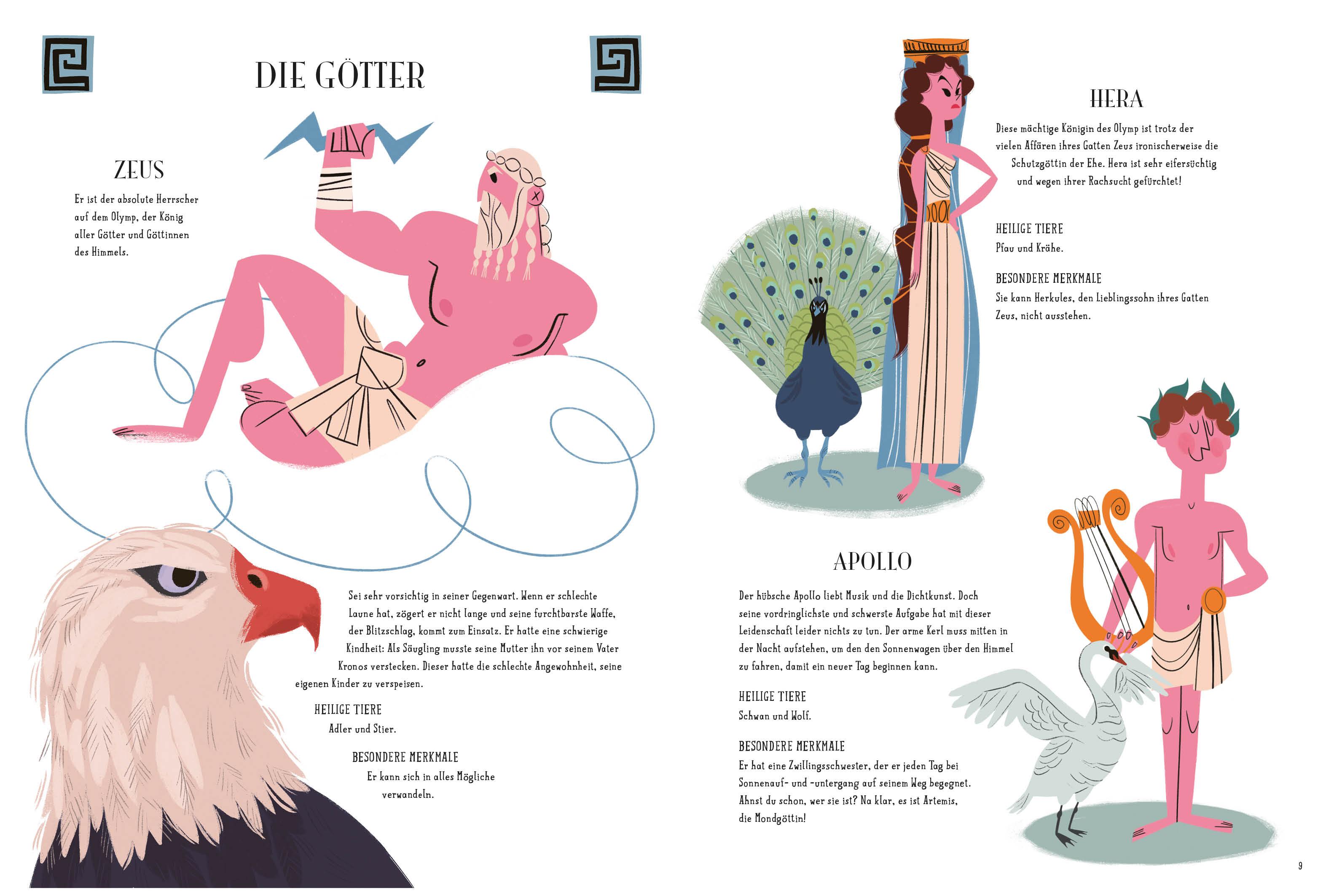 Beispielinhalt (Bild) Das große Buch der Mythologie