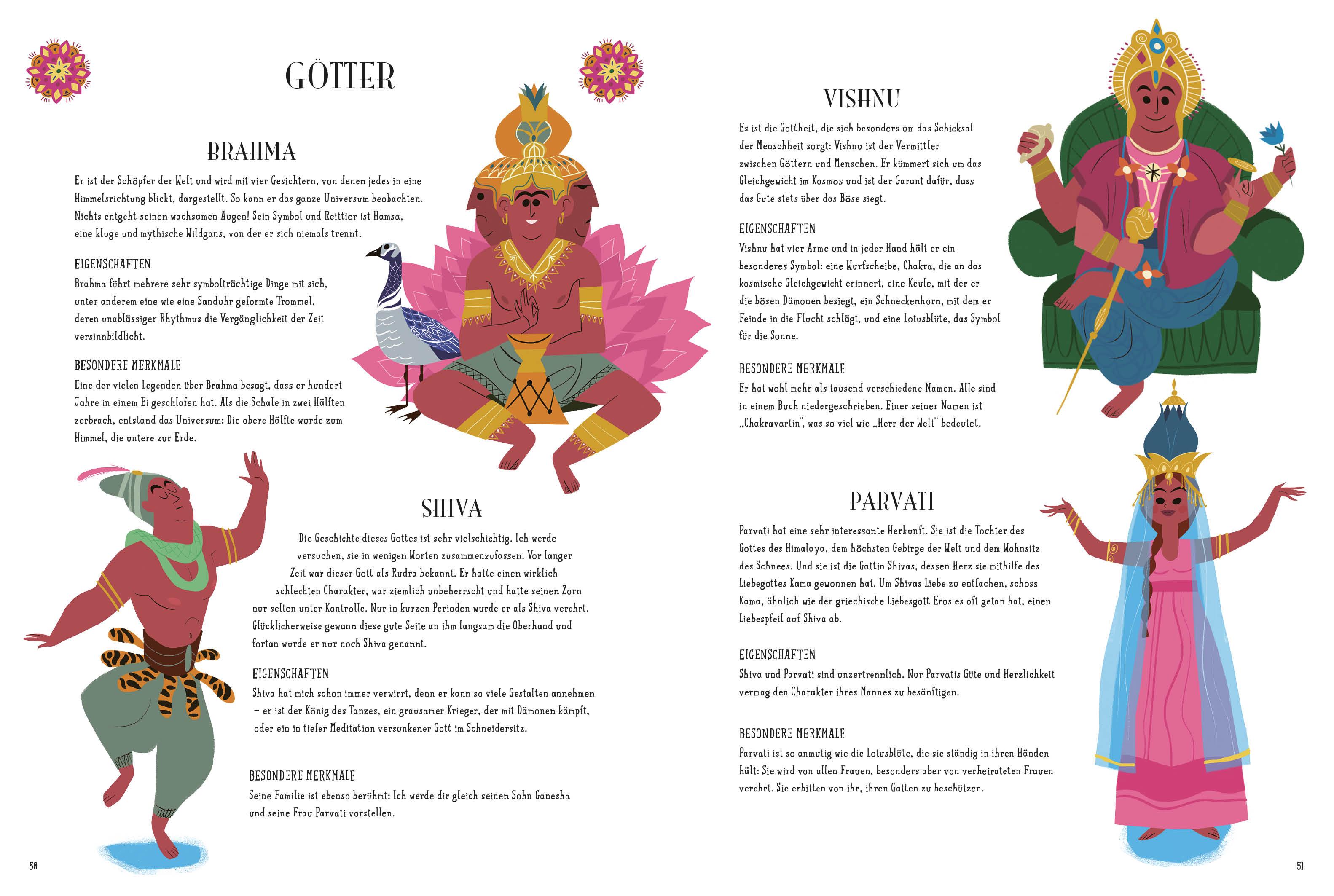 Beispielinhalt (Bild) Das große Buch der Mythologie