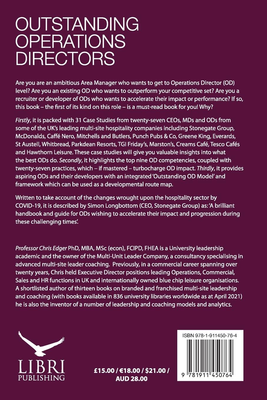 Rückseitencover Outstanding Operations Directors