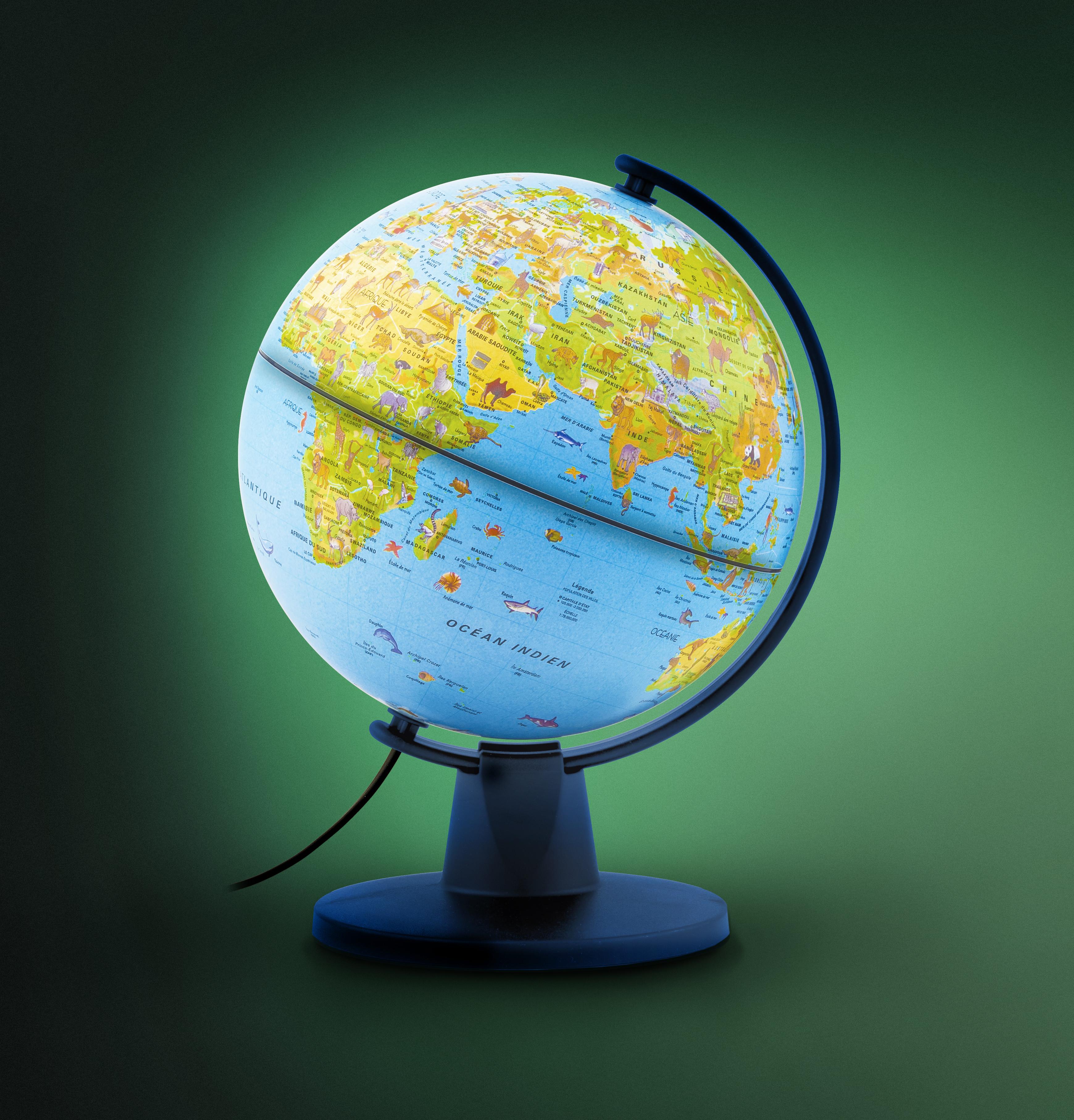 Rückseitencover SFL 16 Beleuchteter Kinder-Miniglobus mit Tierabbildungen