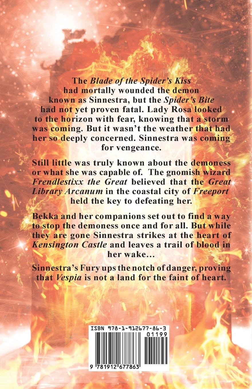 Rückseitencover Sinnestra's Fury