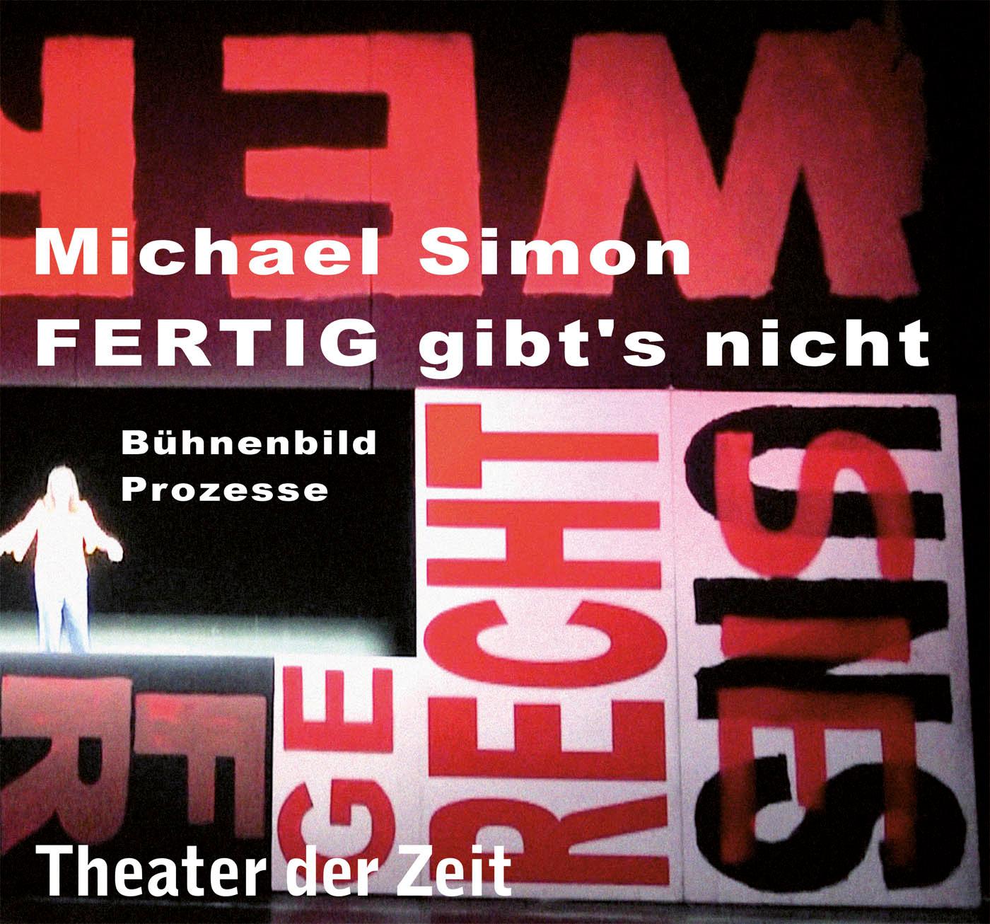 Vorderes Coverbild Michael Simon - FERTIG gibt's nicht