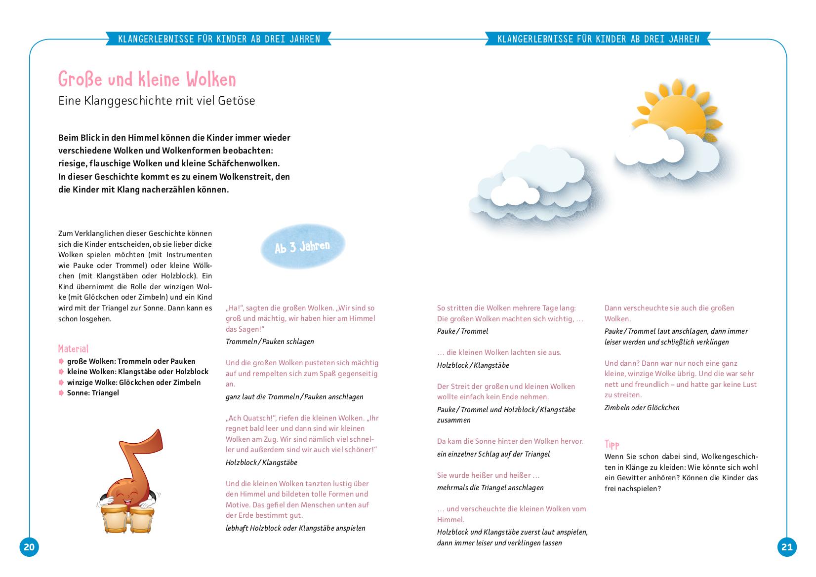 Beispielinhalt (Bild) Neue Klanggeschichten für Kita und Krippe