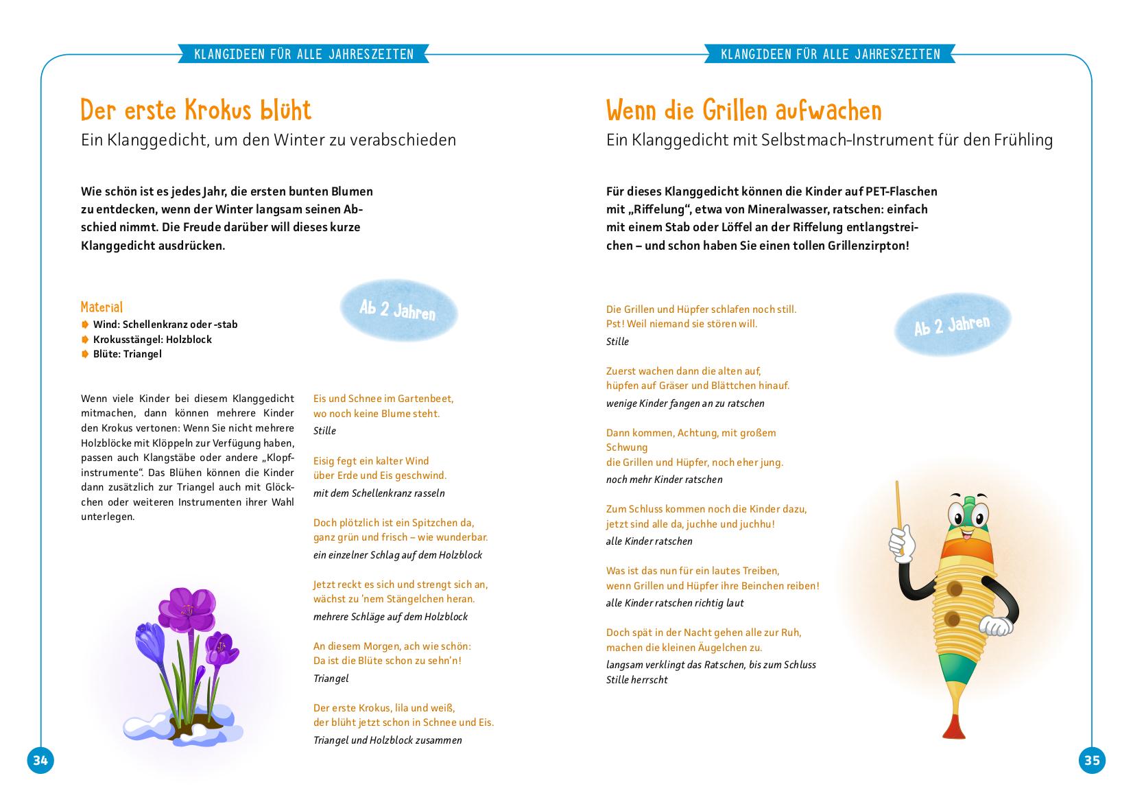 Beispielinhalt (Bild) Neue Klanggeschichten für Kita und Krippe
