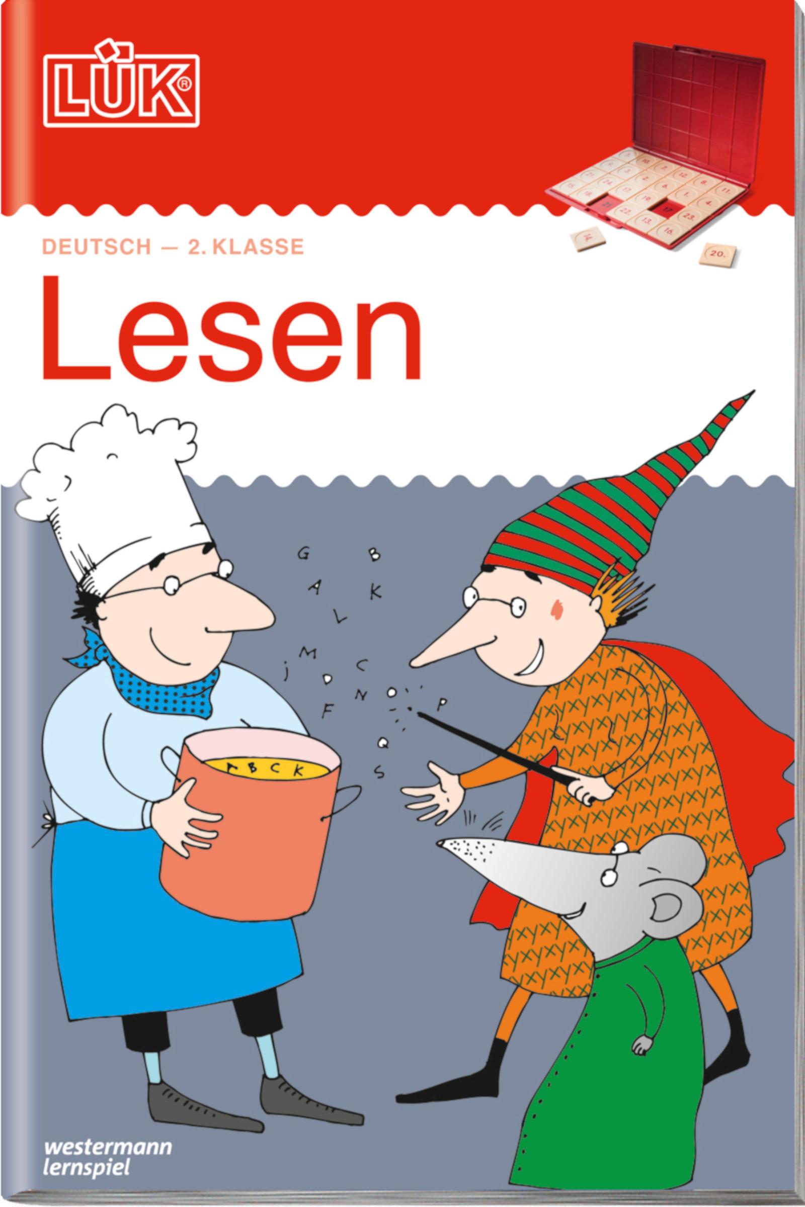 Vorderes Coverbild LÜK Lesen  2. Klasse