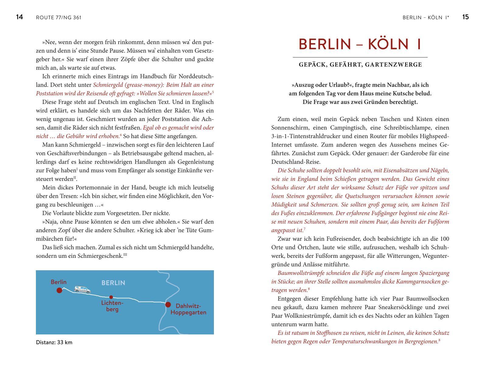 Beispielinhalt (Bild) "Man reise vorzugsweise mit der eigenen Bettdecke"