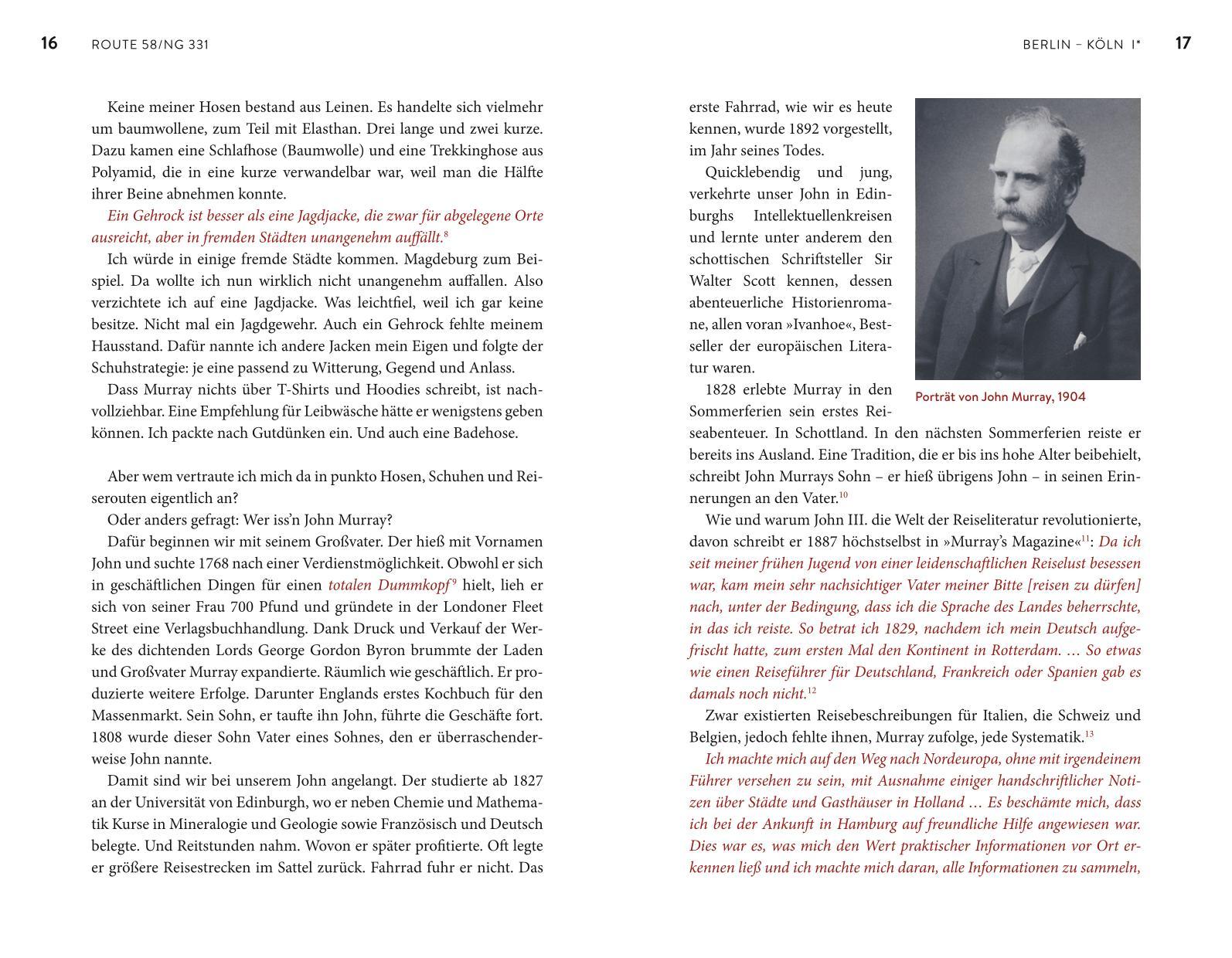 Beispielinhalt (Bild) "Man reise vorzugsweise mit der eigenen Bettdecke"