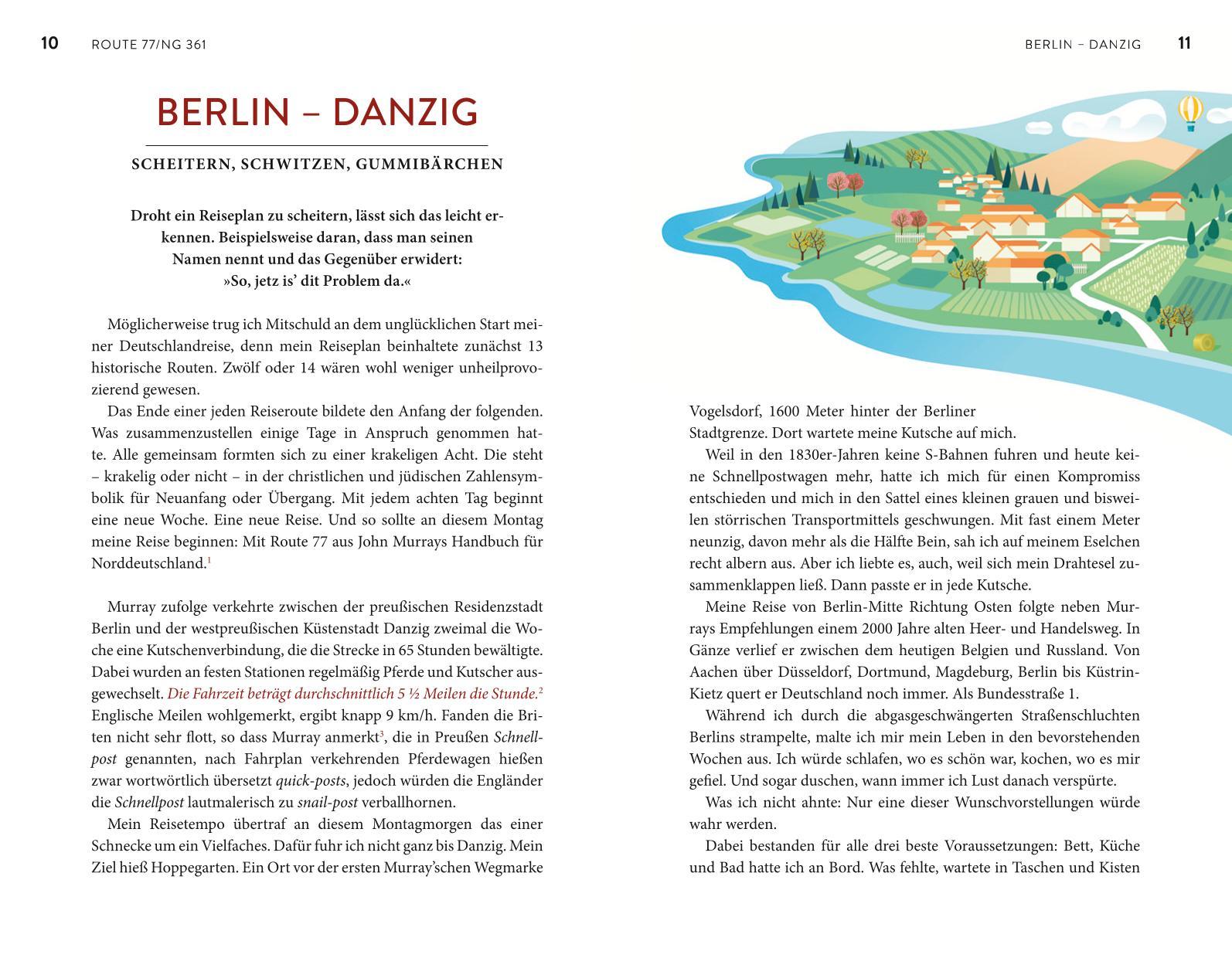 Beispielinhalt (Bild) "Man reise vorzugsweise mit der eigenen Bettdecke"