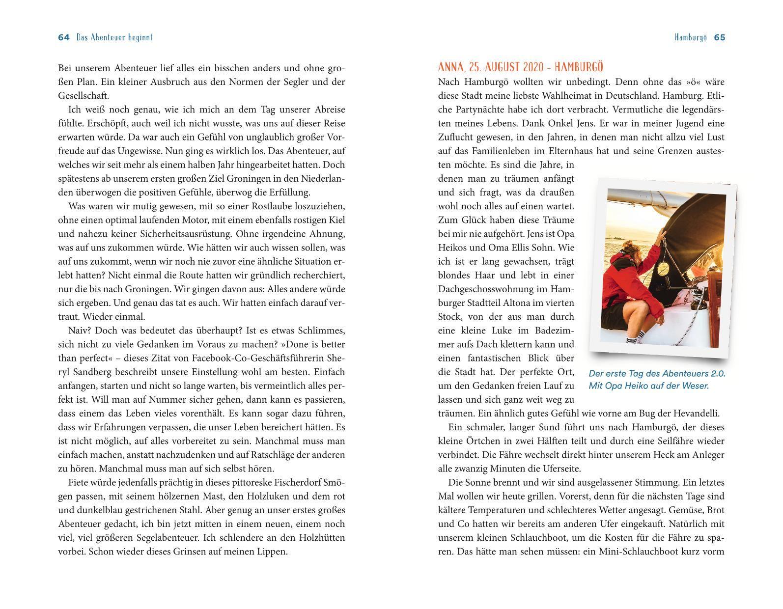 Beispielinhalt (Bild) Zwei Mädels, ein Boot, kein Plan