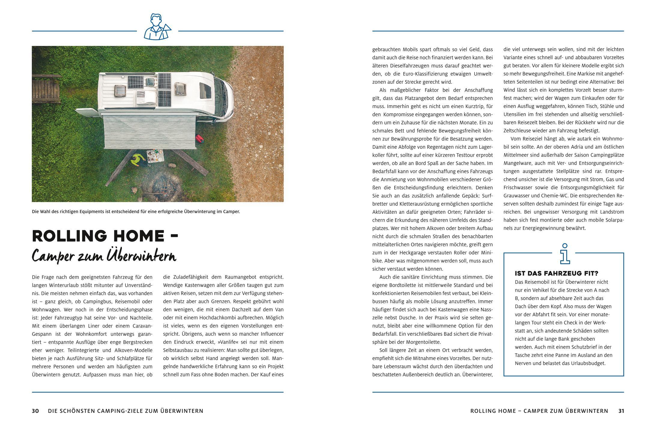 Beispielinhalt (Bild) Yes we camp! Die schönsten Camping-Ziele zum Überwintern