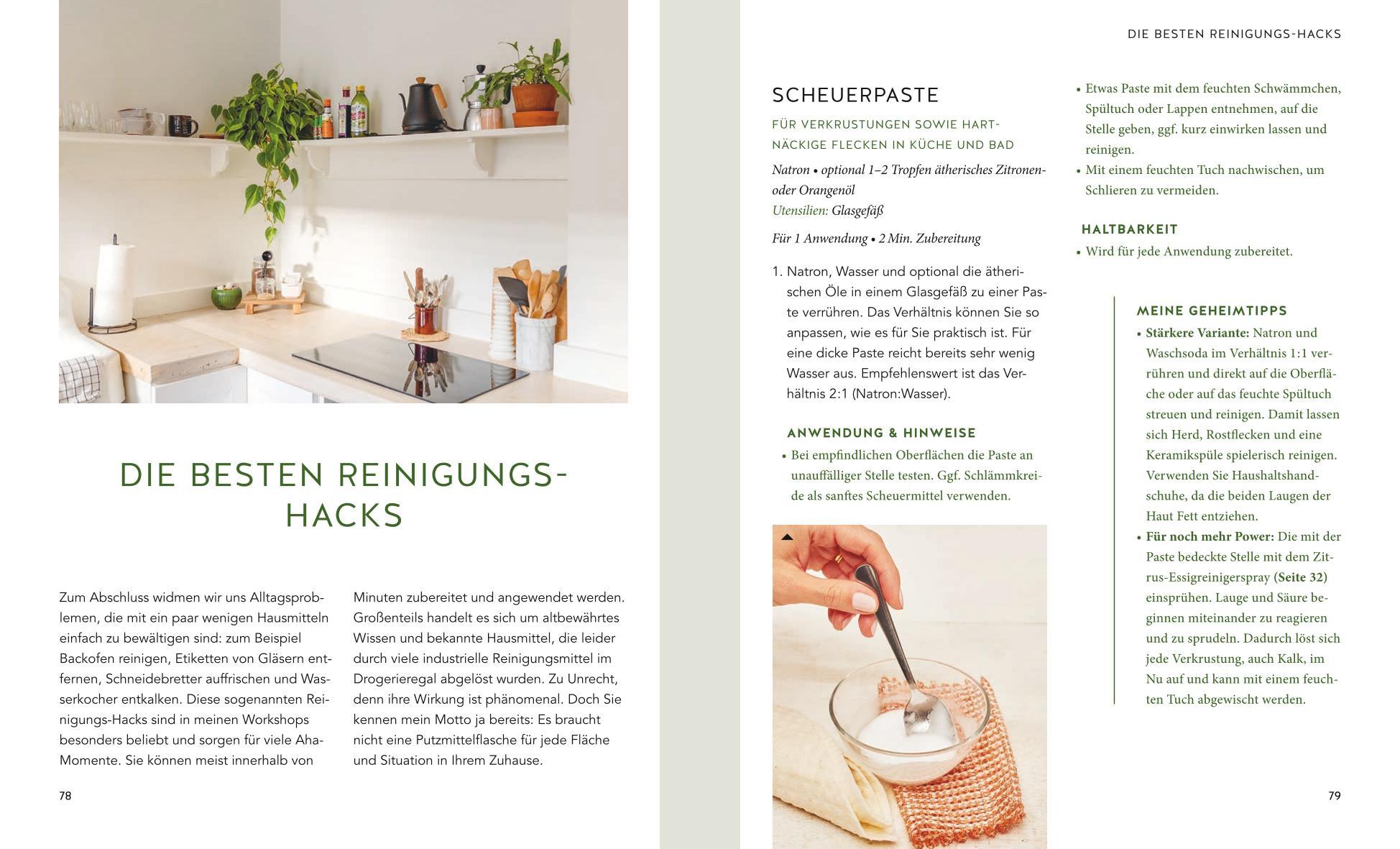 Beispielinhalt (Bild) Waschmittel, Allzweckreiniger und Co. einfach selbstgemacht