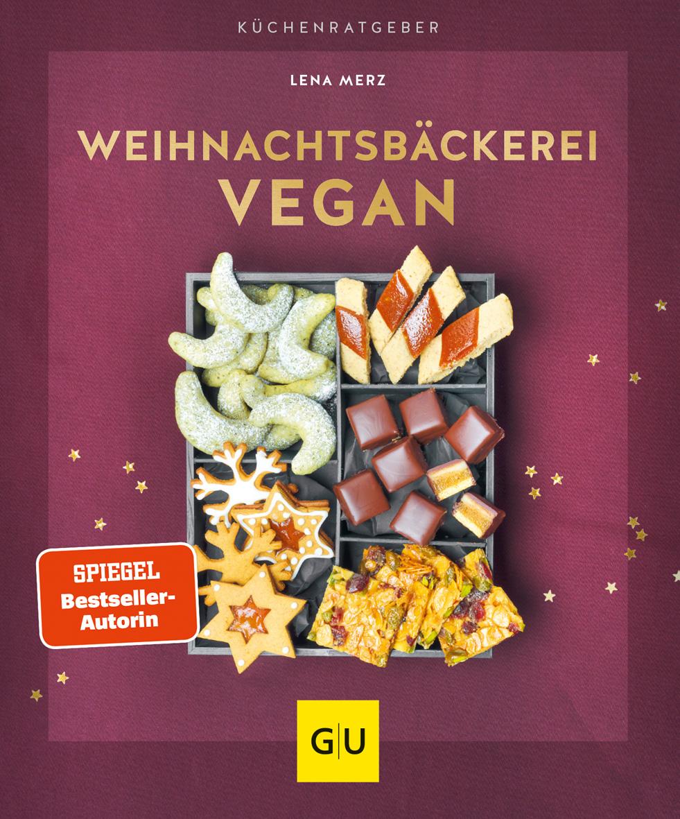 Vorderes Coverbild Weihnachtsbäckerei vegan
