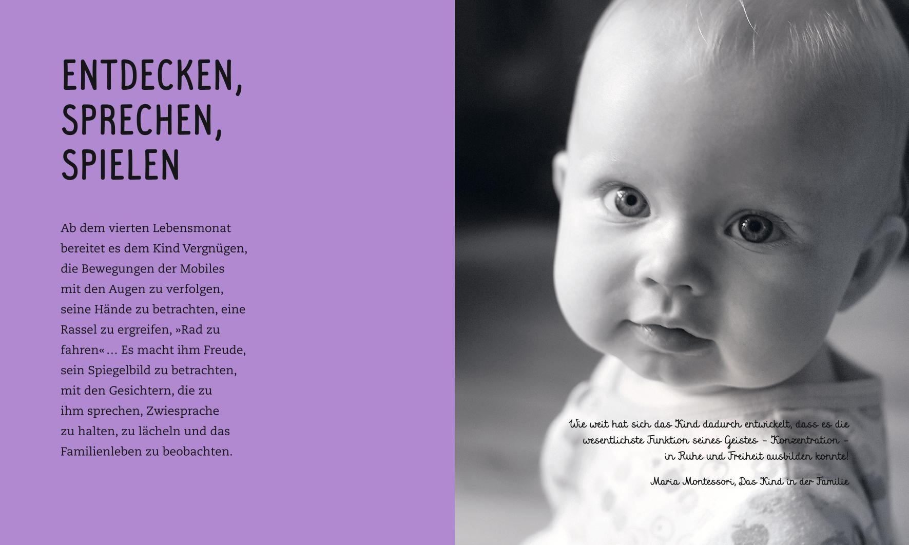 Beispielinhalt (Bild) 60 Montessori-Ideen für mein Baby