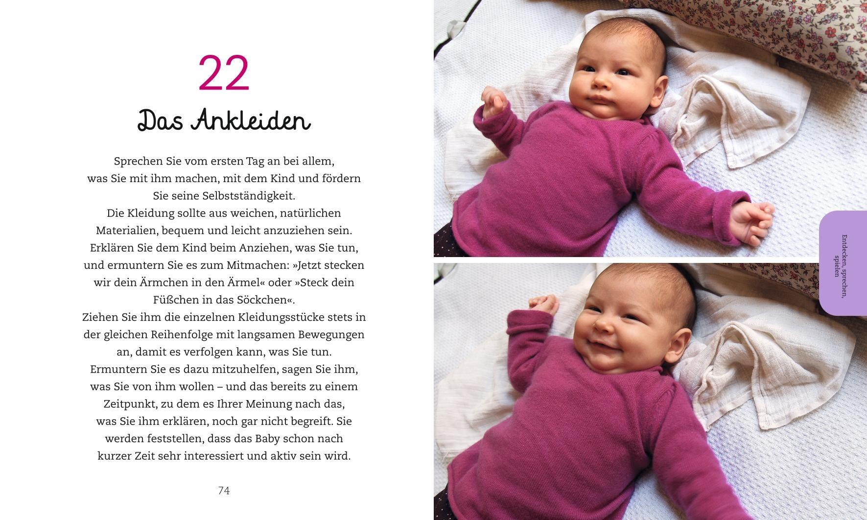 Beispielinhalt (Bild) 60 Montessori-Ideen für mein Baby