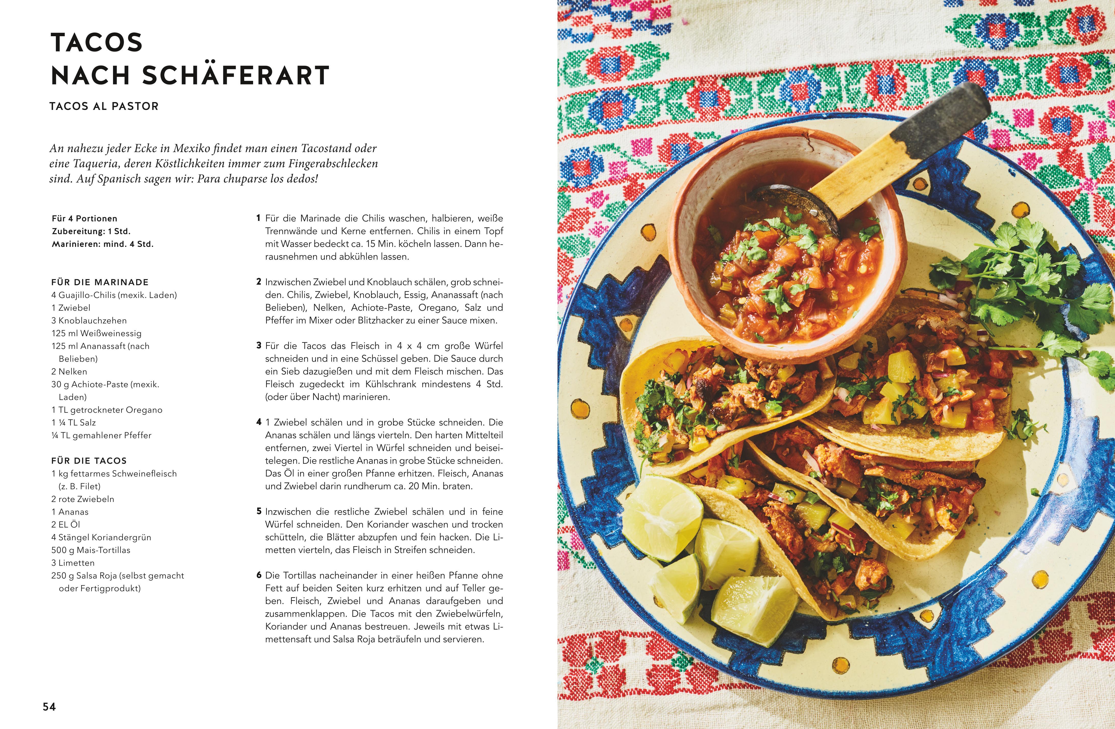 Beispielinhalt (Bild) Kochen wie in Mexiko